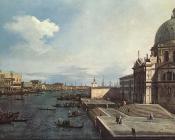 卡纳莱托 : The Grand Canal at the Salute Church